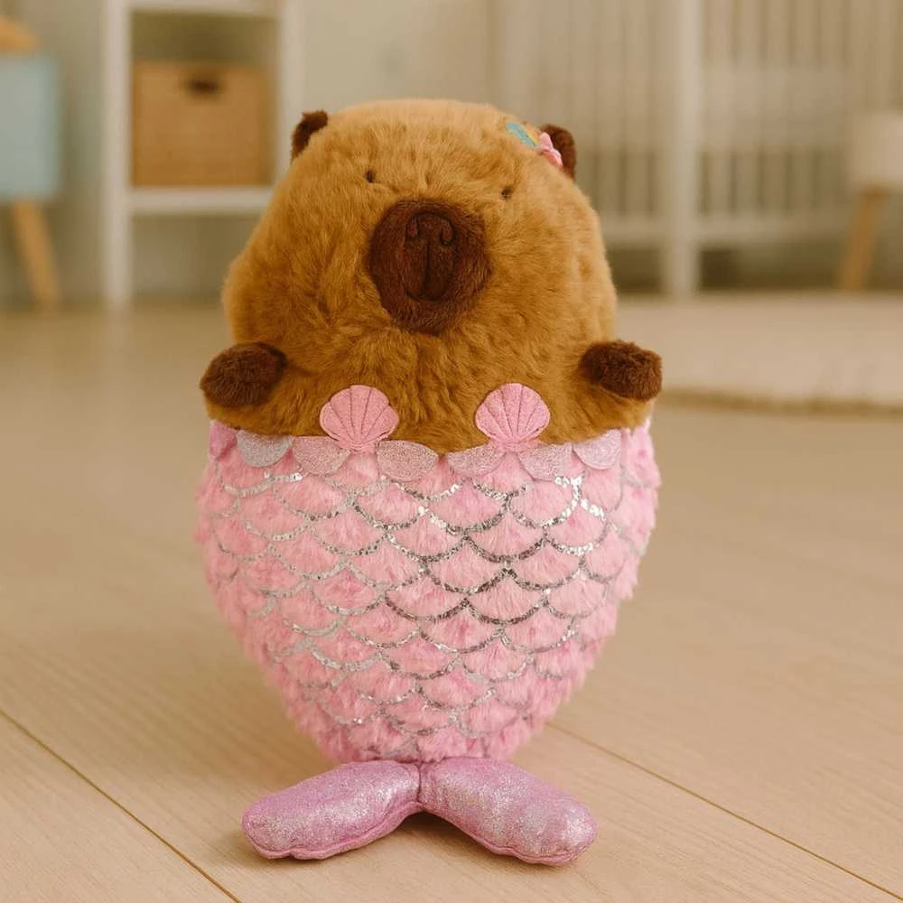 Pliušinis žaislas Kapibara undinė, 28 cm