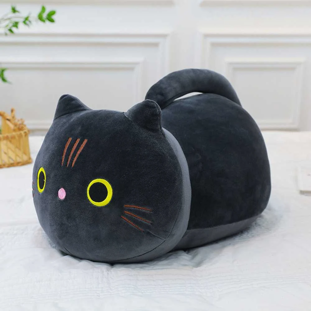 Pliušinis žaislas Katė, 40 cm, juoda