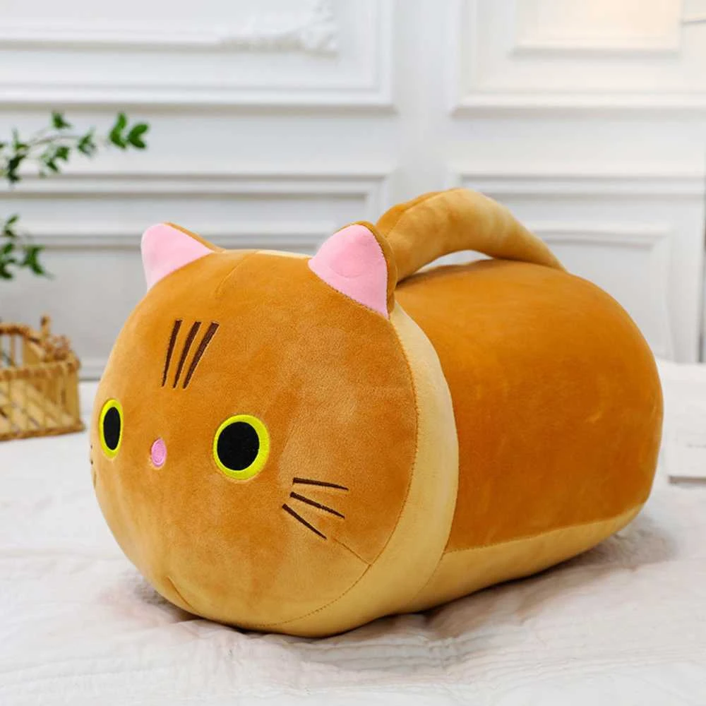 Pliušinis žaislas Katė, 40 cm, rusva