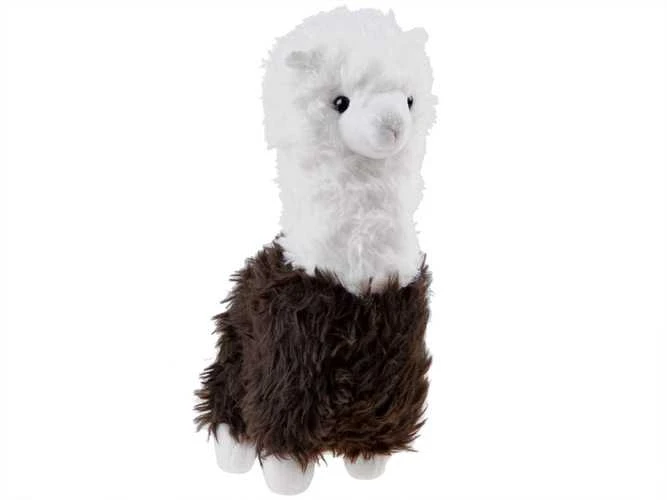 Pliušinis žaislas Lama, 28 cm, ruda
