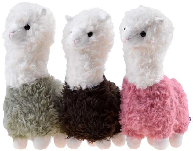 Pliušinis žaislas Lama, 28 cm, ruda