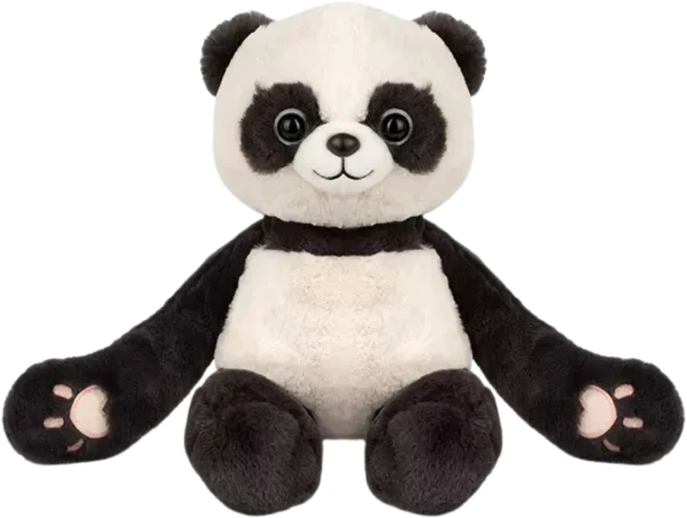 Pliušinis žaislas Panda su magnetais, 23 cm
