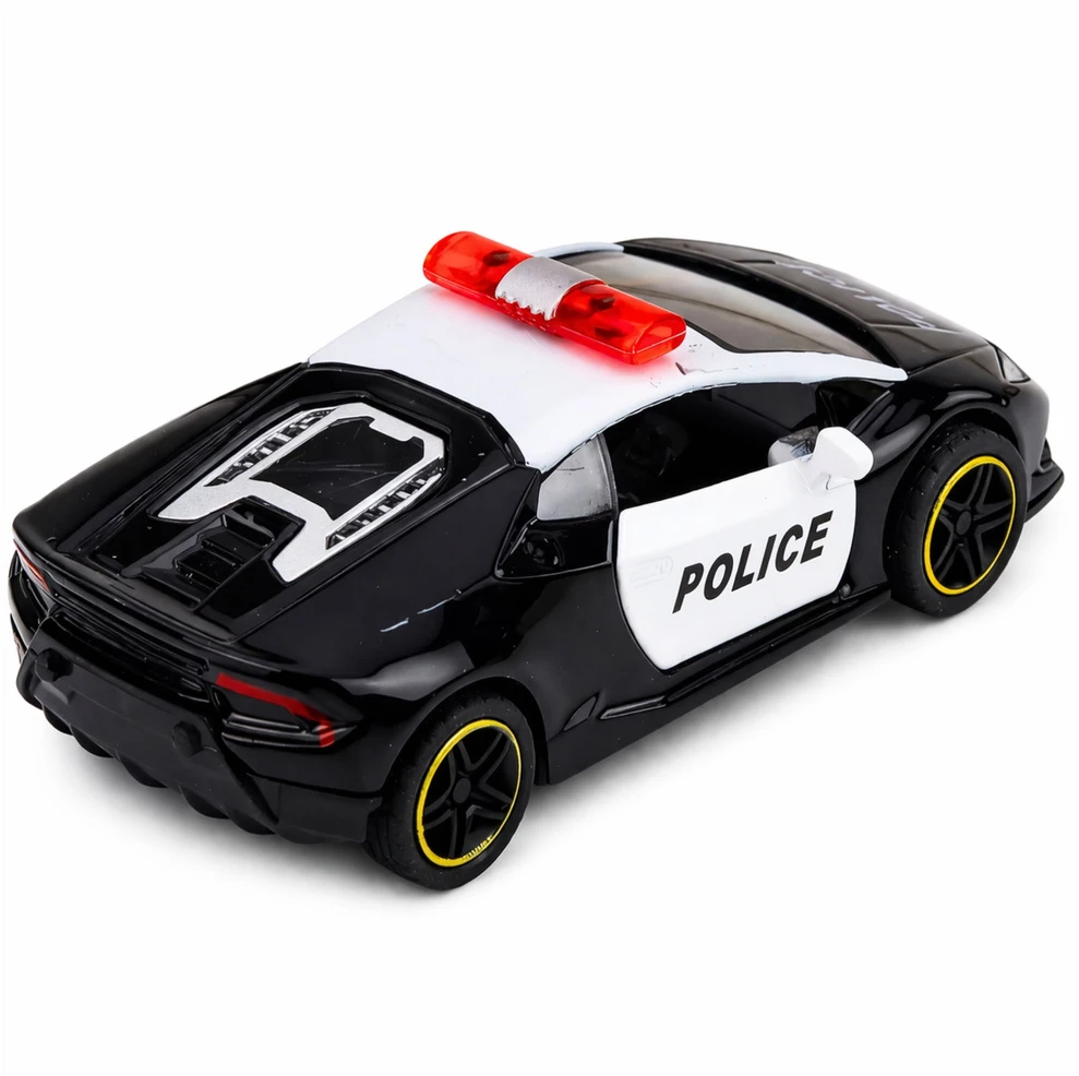 Policijos automobilis, juodas (1 vnt.)