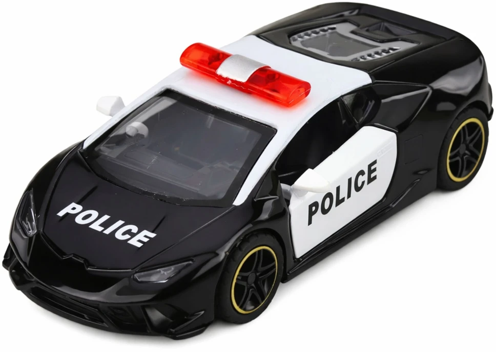 Policijos automobilis, juodas (1 vnt.)