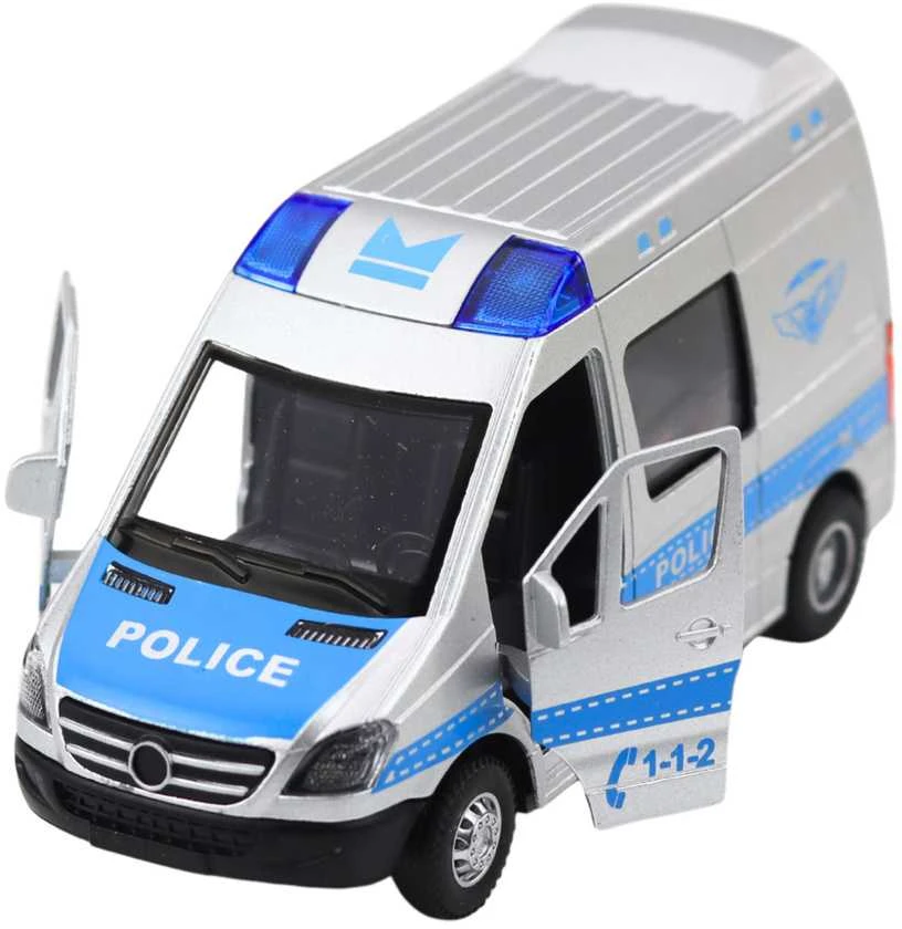 Policijos automobilis su garso ir šviesos efektais