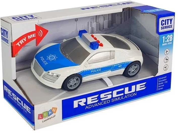 Policijos automobilis su šviesos ir garso efektais, 1:28