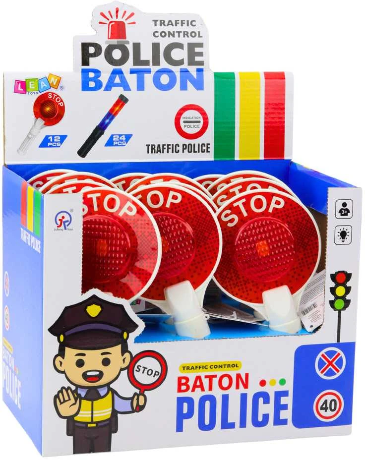 Policijos eismo reguliavimo ženklas "STOP/GO" vaikams, 1 vnt.