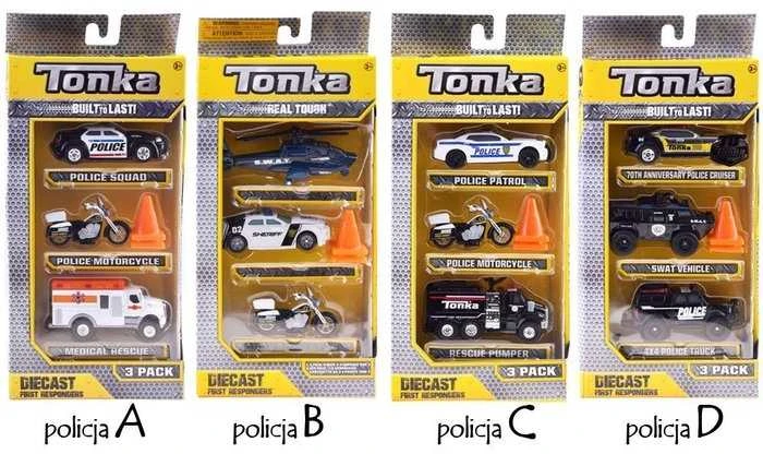 Policijos transporto priemonių rinkinys Tonka