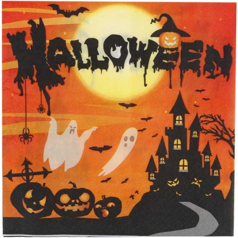 Popierinės servetėlės "Halloween", 10 vnt.
