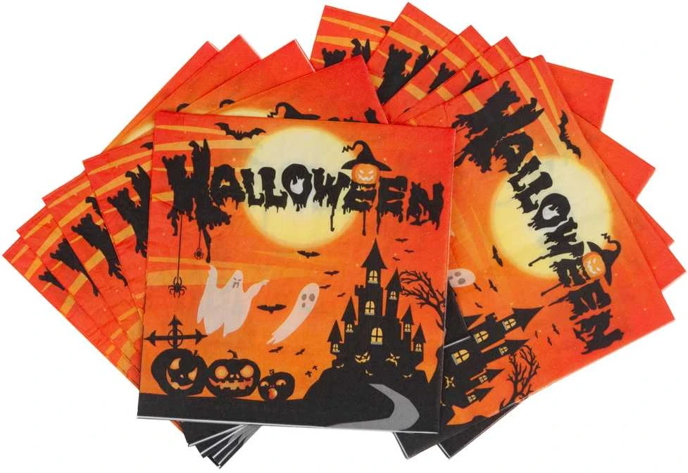 Popierinės servetėlės "Halloween", 10 vnt.