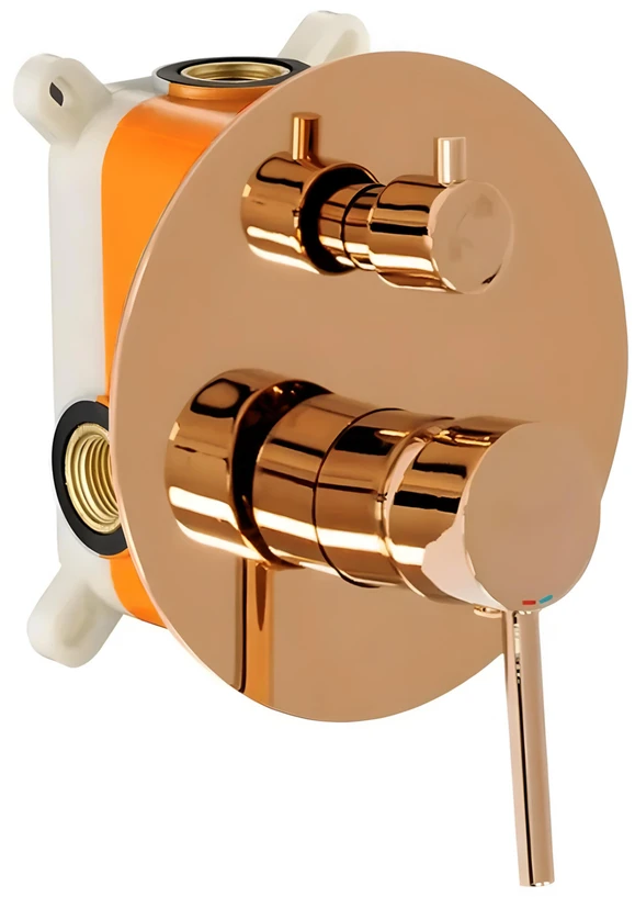 Potinkinio vonios maišytuvo komplektas REA Lungo, Copper, + Box