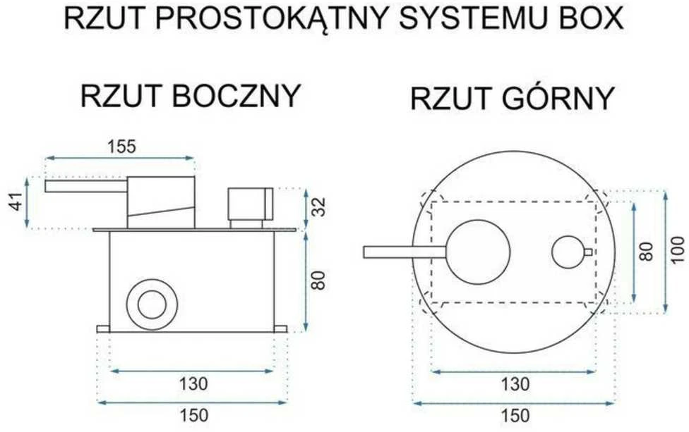 Potinkinio vonios maišytuvo komplektas REA Lungo, Juodas, + Box