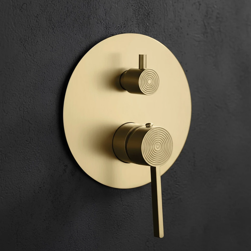 Potinkinis dušo komplektas REA Foster, Brushed Gold, + BOX