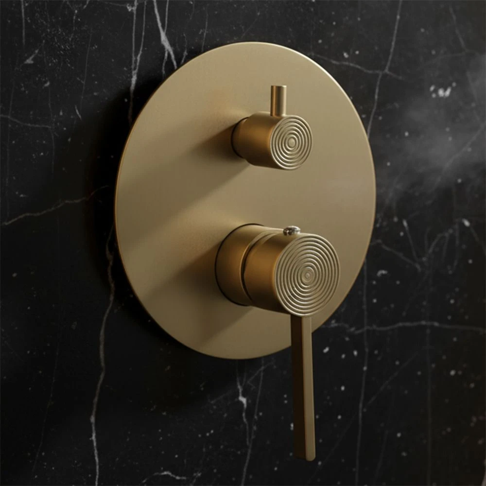 Potinkinis dušo komplektas REA Foster, Brushed Gold, + BOX