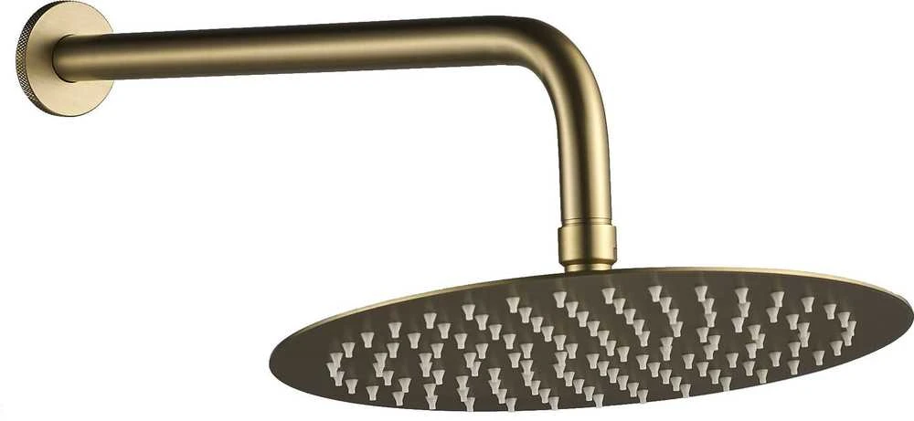 Potinkinis dušo komplektas REA Lungo Grip, Brushed Gold, + Box