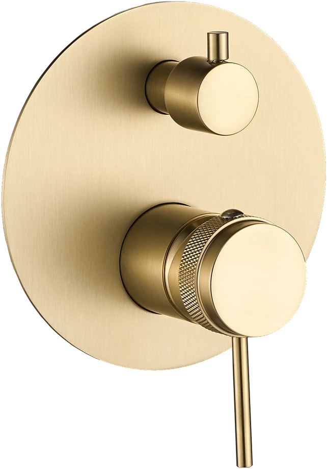 Potinkinis dušo komplektas REA Lungo Grip, Brushed Gold, + Box