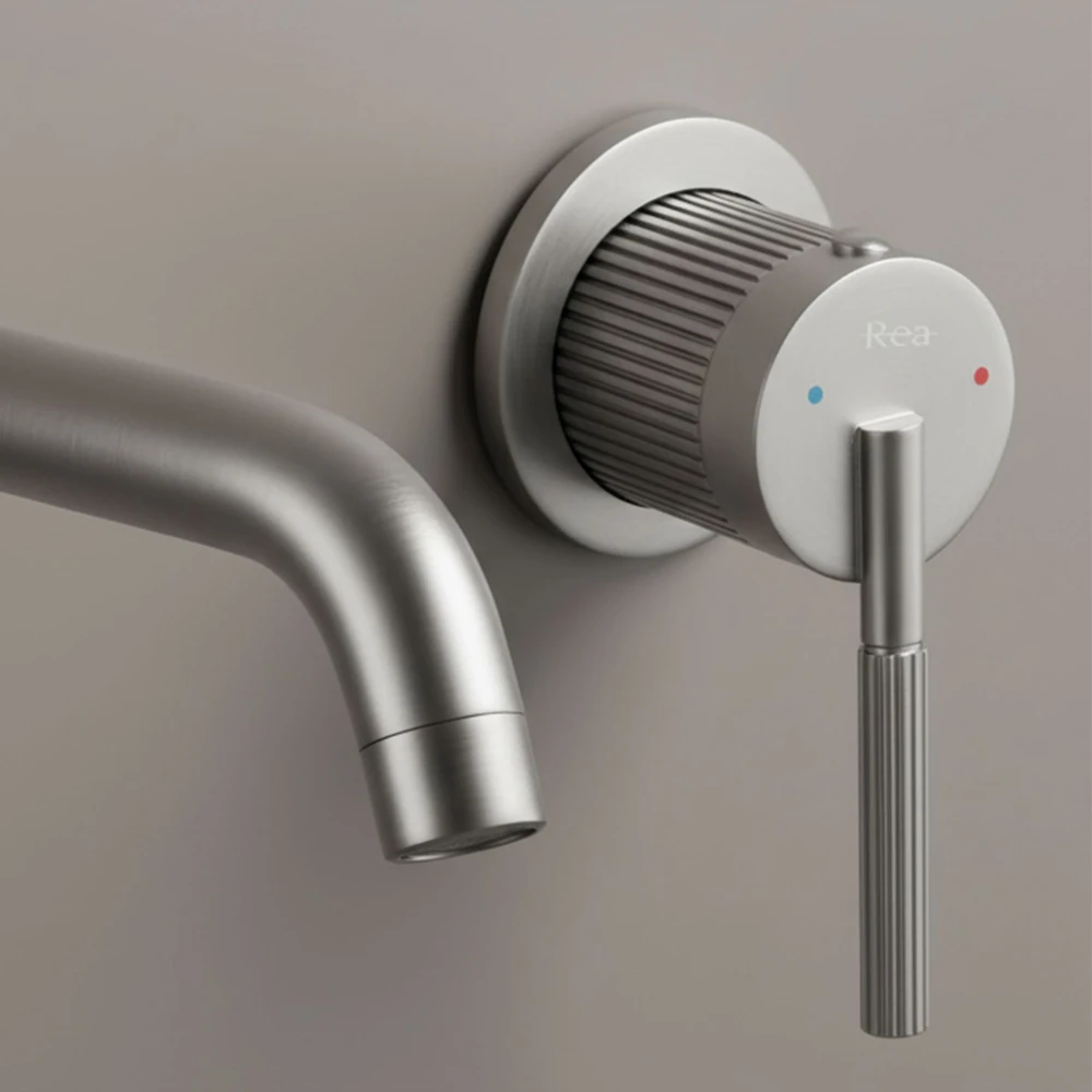 Potinkinis maišytuvas Rea Argon, Brushed Nickel, +Box