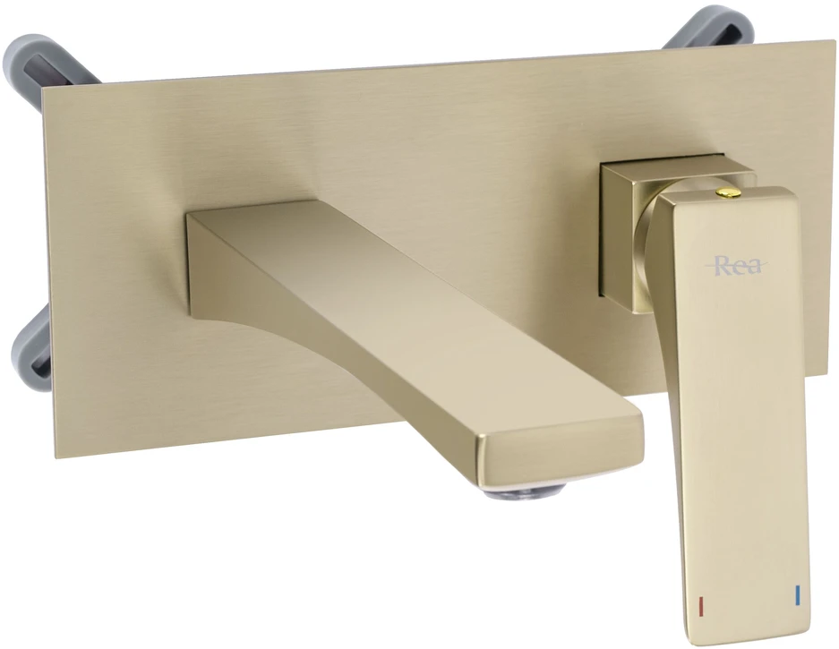 Potinkinis praustuvo maišytuvas PREMIUM REA Joe, Brushed Gold