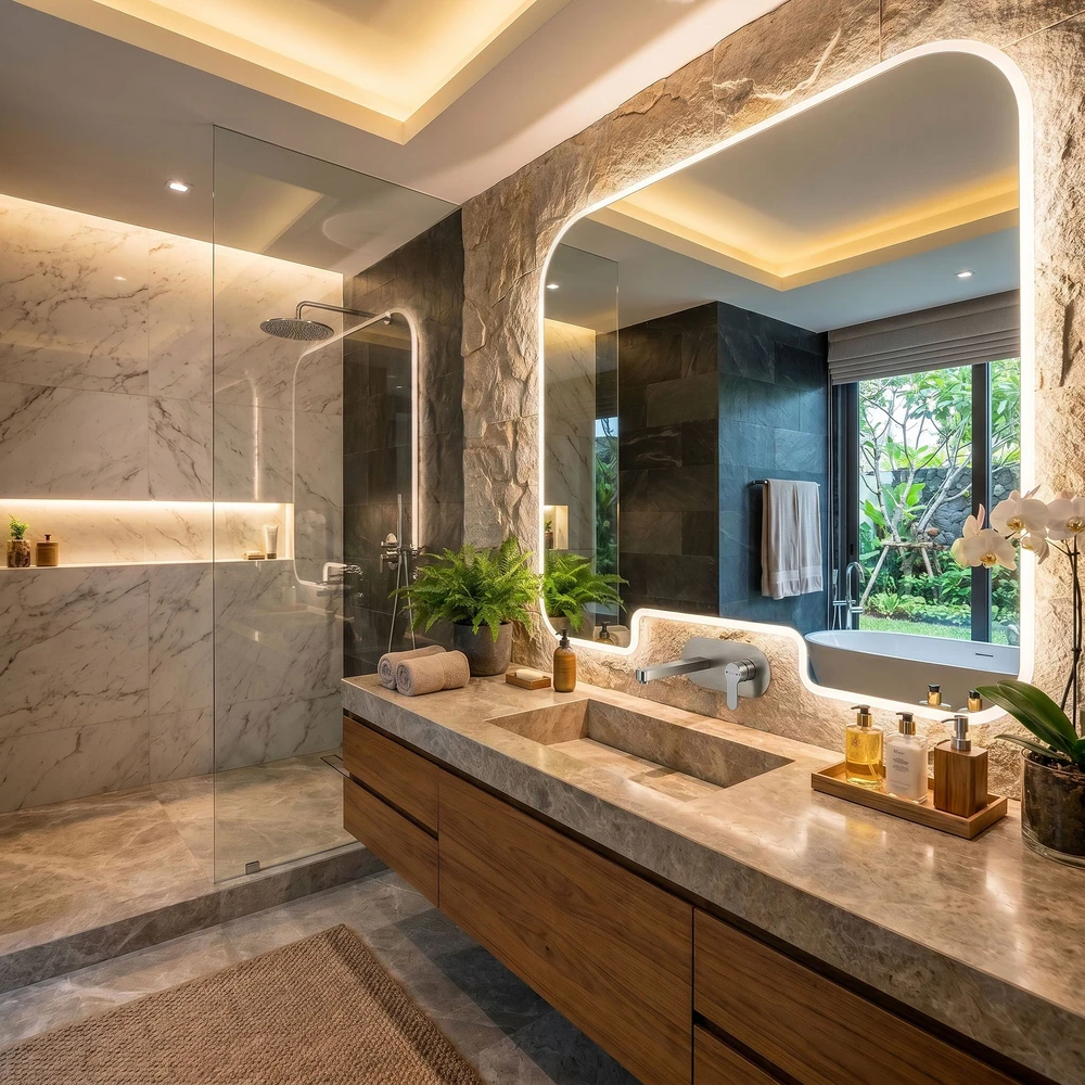 Potinkinis praustuvo maišytuvas REA Arcos, Brushed Nickel