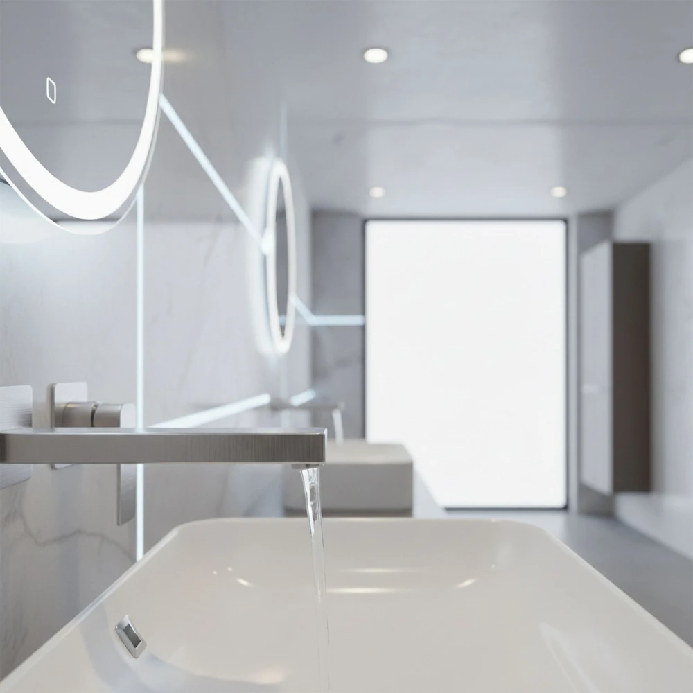 Potinkinis praustuvo maišytuvas REA Arlo, Brushed Nickel