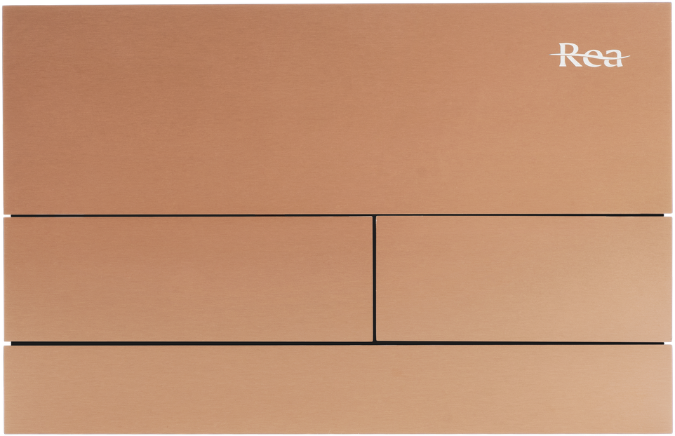 Potinkinis WC rėmas Rea K011A-Q su mygtuku T Brushed Copper/Rose Gold