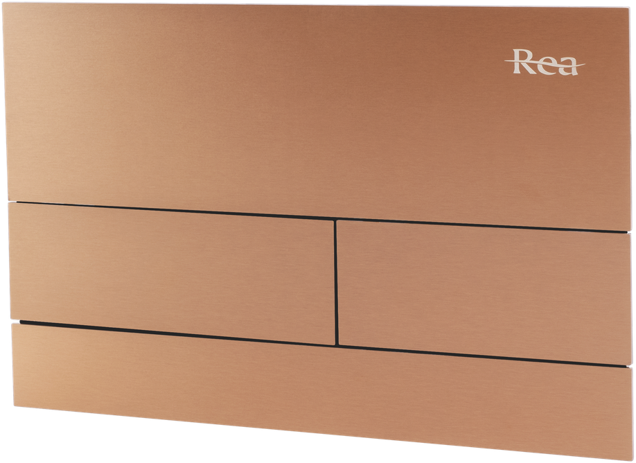 Potinkinis WC rėmas Rea K011A-Q su mygtuku T Brushed Copper/Rose Gold