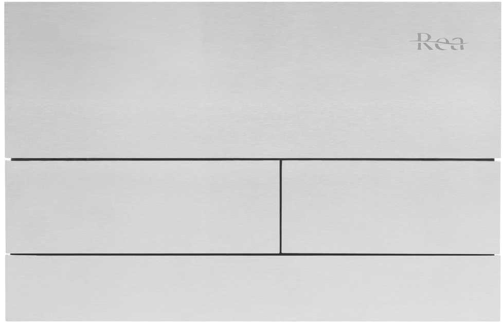 Potinkinis WC rėmas Rea K011A-Q su mygtuku T Brushed Steel