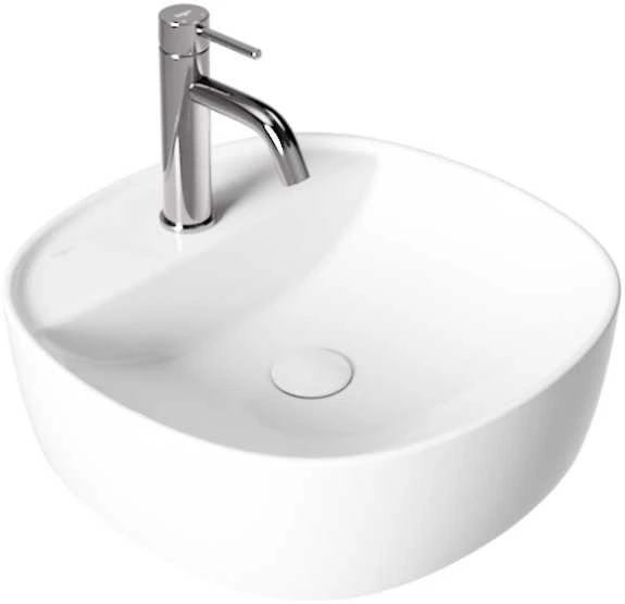 Praustuvas Besco Anes Cera-Line, 40 x 40 x 12 cm, Baltas