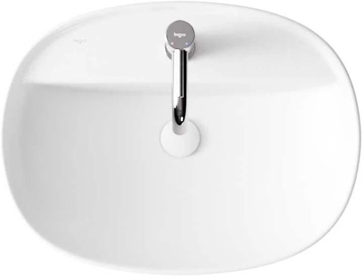 Praustuvas Besco Anes Cera-Line, 50 x 38 x 12 cm, Baltas