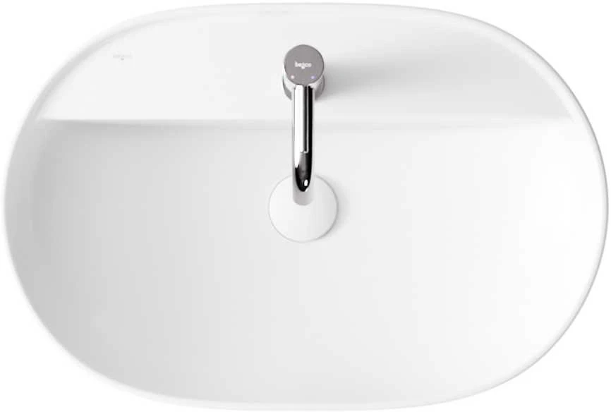 Praustuvas Besco Anes Cera-Line, 60 x 40 x 12.5 cm, Baltas