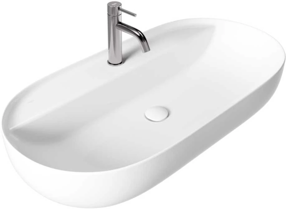 Praustuvas Besco Anes Cera-Line, 80 x 40 x 13.5 cm, Baltas