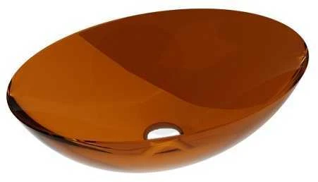 Praustuvas Besco Anya Earth Rust, 50 cm, su baltu dangteliu