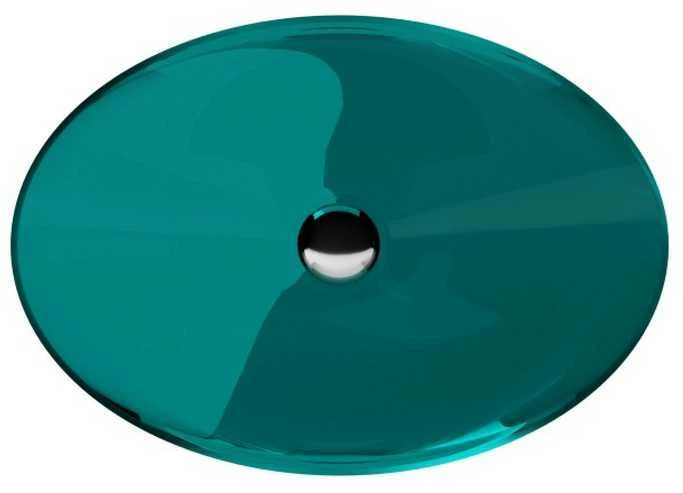 Praustuvas Besco Anya Ocean Breeze, 50 cm, su chrome sifonu