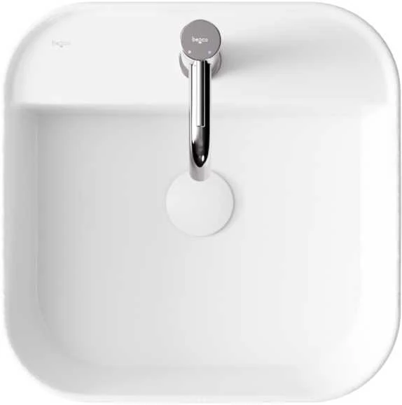 Praustuvas Besco Assos Cera-Line, 40 x 40 x 11 cm, Baltas