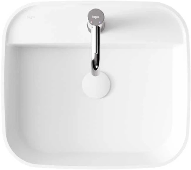 Praustuvas Besco Assos Cera-Line, 45 x 40 x 11 cm, Baltas