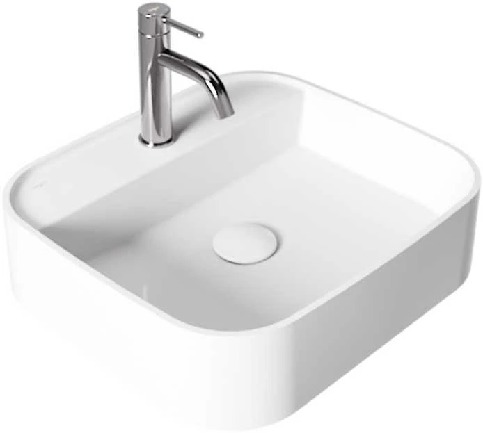 Praustuvas Besco Assos Cera-Line, 45 x 40 x 11 cm, Baltas