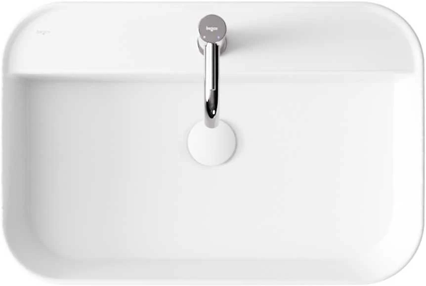 Praustuvas Besco Assos Cera-Line, 60 x 40 x 11 cm, Baltas