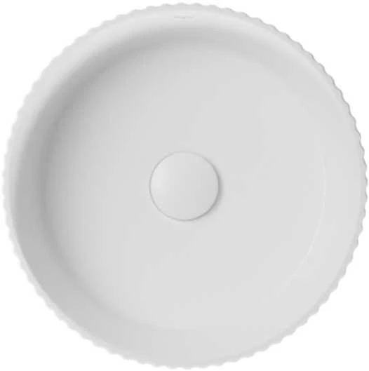 Praustuvas Besco Clea Ryfle Cera-Line, 36 x 11.5, Baltas