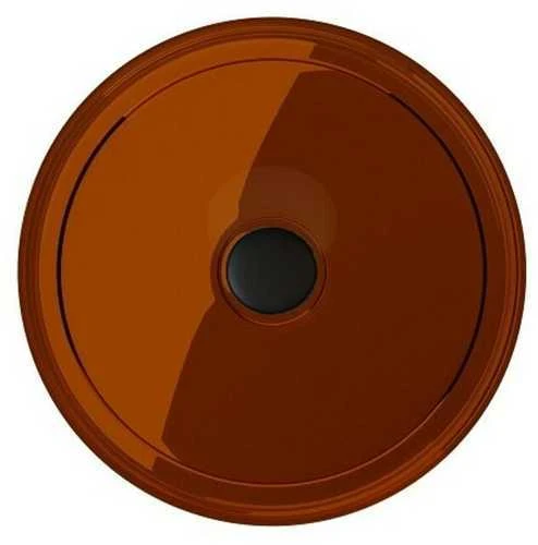 Praustuvas Besco Enya Earth Rust, 36 cm, su juodu dangteliu