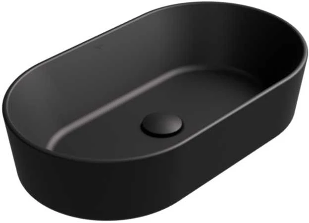 Praustuvas Besco Lova Cera-Line, 53 x 31 x 14 cm, Matt Juodas