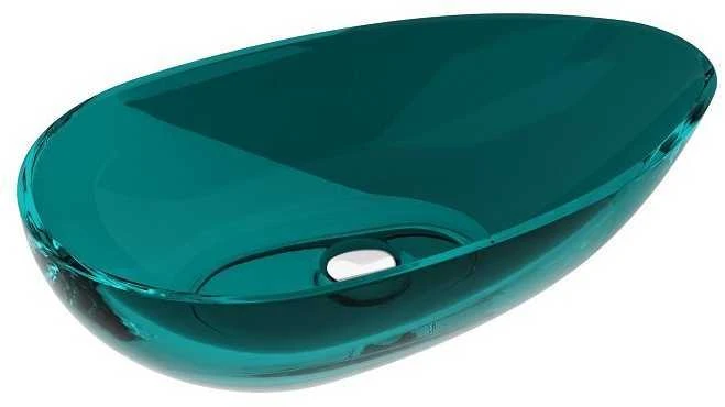 Praustuvas Besco Neya Ocean Breeze, 60 cm, su baltu dangteliu