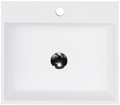 Praustuvas Besco Vera/O Glam Graphite, 40 x 50 x 15 cm