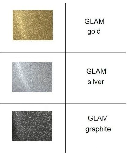 Praustuvas Besco Vera/O Glam Graphite, 40 x 50 x 15 cm