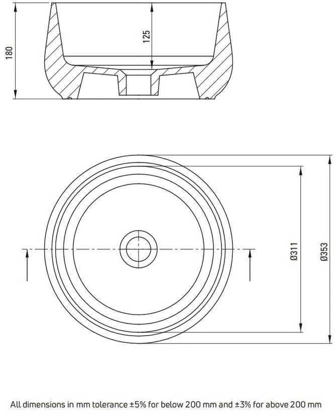 Praustuvas Deante Arnika CGN_6U33, Baltas