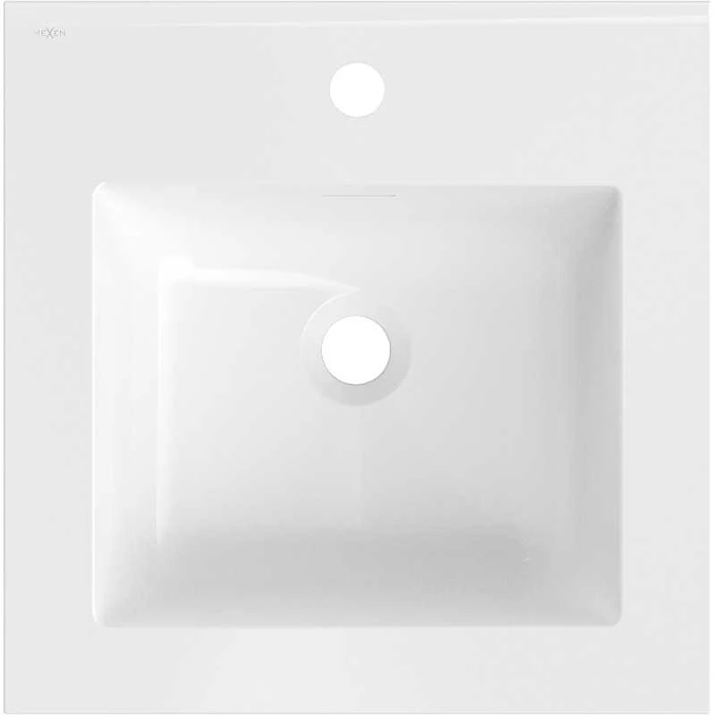 Praustuvas Mexen Otis, 46 x 46,5 cm, Baltas glossy