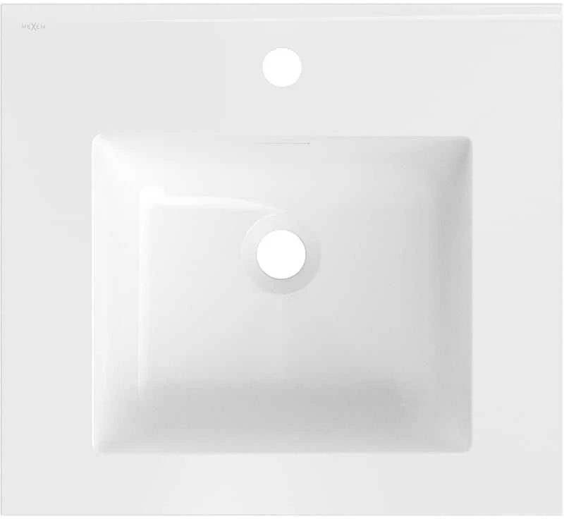 Praustuvas Mexen Otis, 51 x 46,5 cm, Baltas glossy