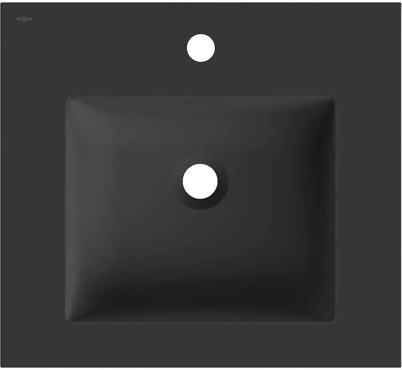 Praustuvas Mexen Otis, 51 x 46,5 cm, Juodas matt - 25185071