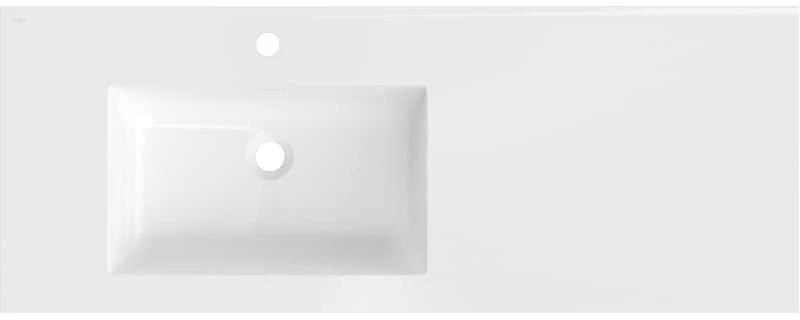 Praustuvas Mexen Otis, Left, 121 x 46,5 cm, Baltas glossy