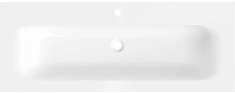 Praustuvas Mexen Vela, 121 x 46,5 cm, Baltas glossy