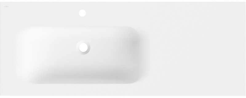 Praustuvas Mexen Vela, Left, 121 x 46,5 cm, Baltas matt